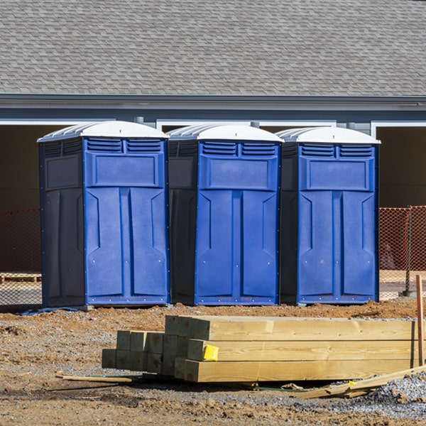 how can i report damages or issues with the porta potties during my rental period in Auburn New Hampshire